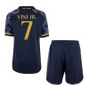 Camisola + Calções Real Madrid Vini Jr. 7 Criança Equipamento 2ª 23/24